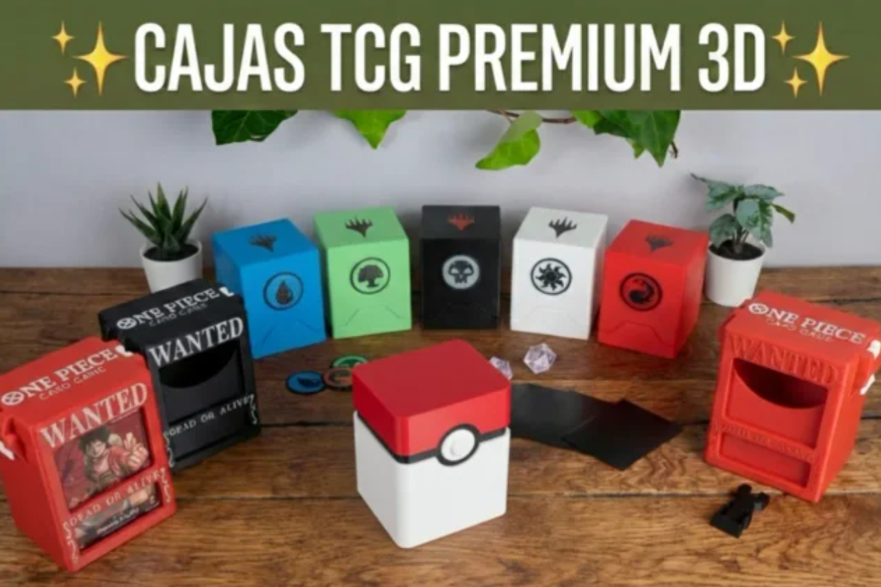 ✨DECK BOX TCG PREMIUM 3D- Magic, Pokémon,One Piece✨