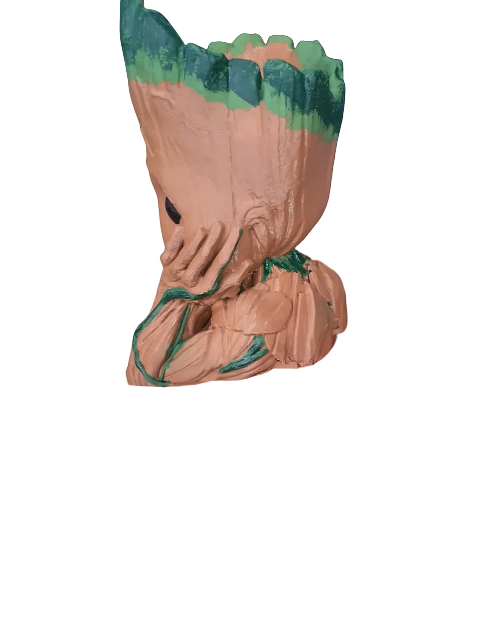 🌱 Bandeja Organizadora Baby Groot - Edición Fan Art | 3D Pintado a Mano 🎨✨